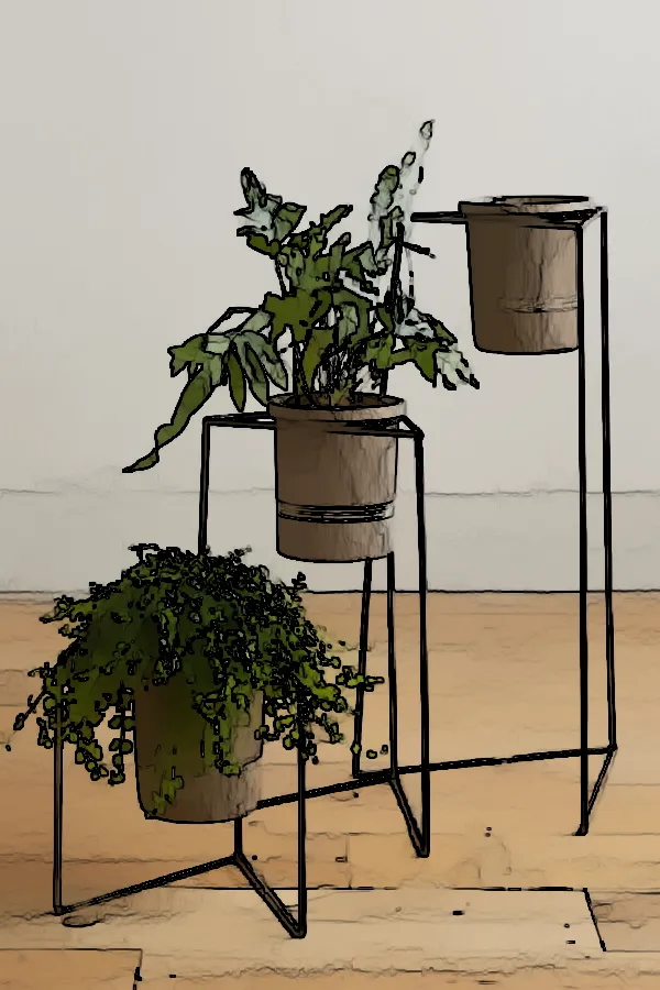 Organize and Decorate Your Home with an Indoor Wire Plant Stand