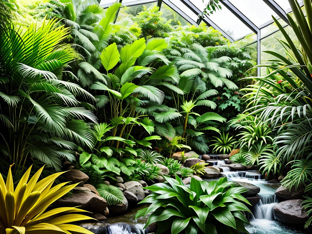 Create an Indoor Oasis with a Stunning Tropical Garden"