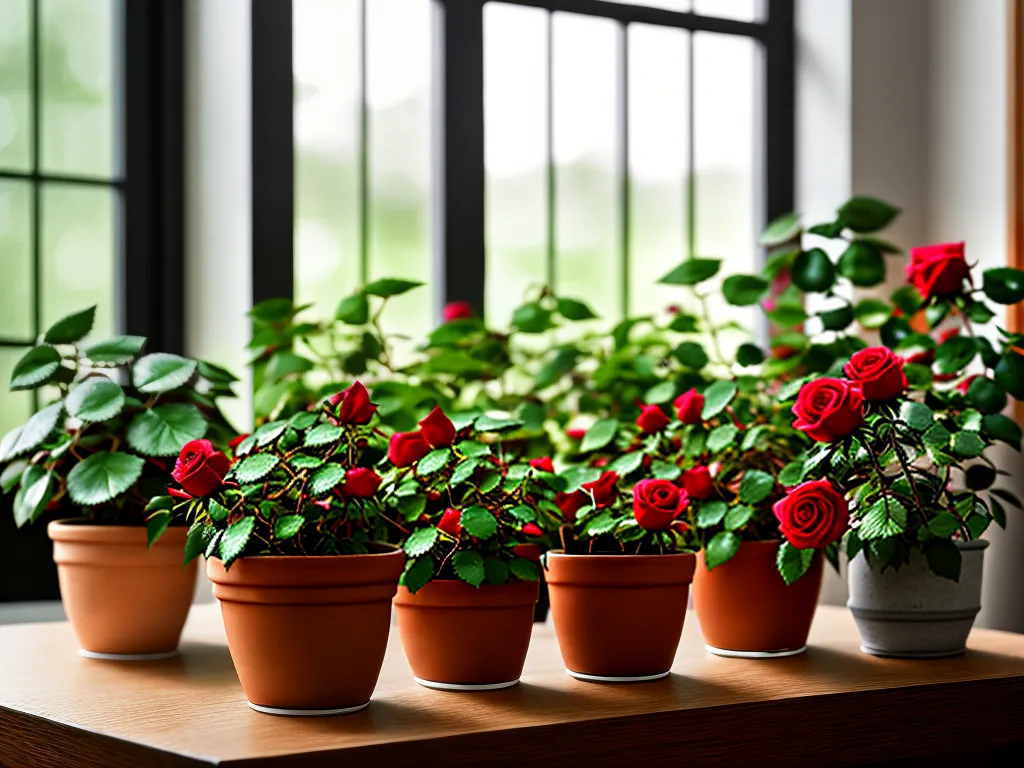 Indoor Gardening Delight: Growing Miniature Rose Plants