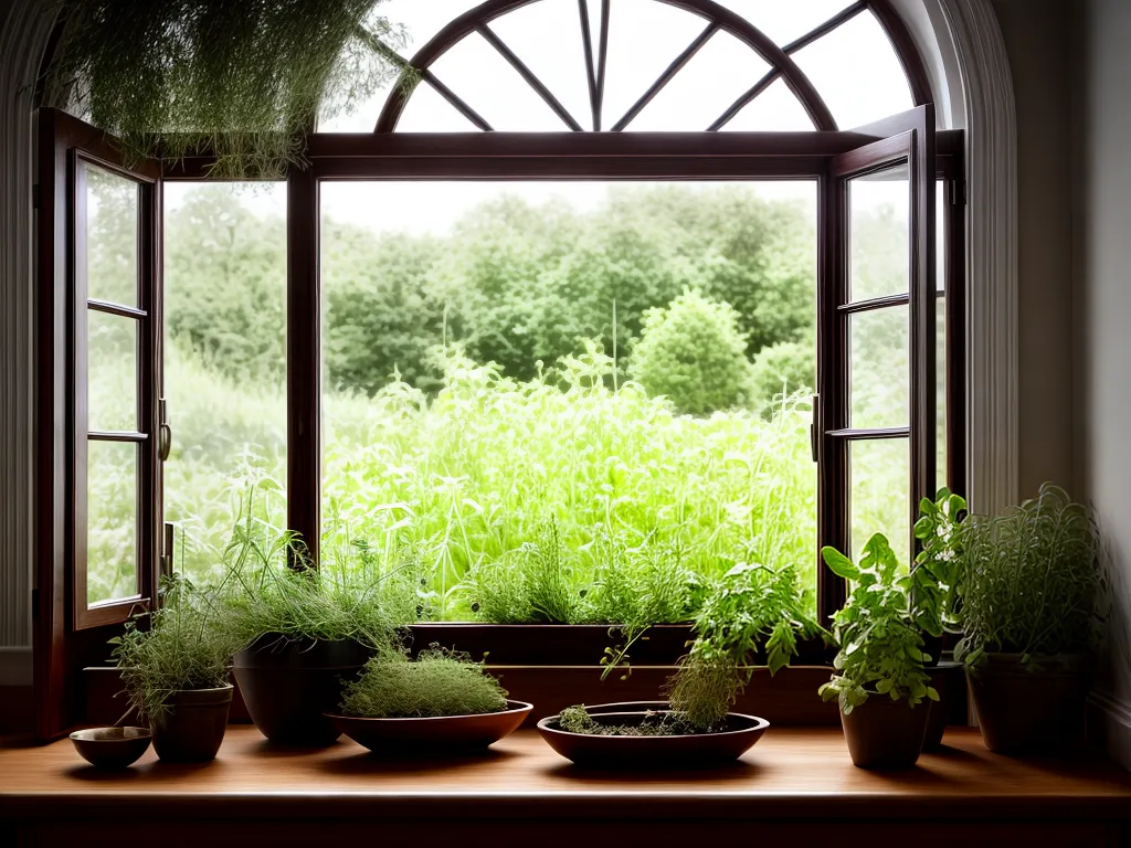 Unlock the Enchanting World of Herb Gardening with Windowsill Herb Planters